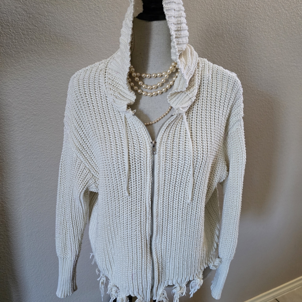 Women's Off White Knit Sweater